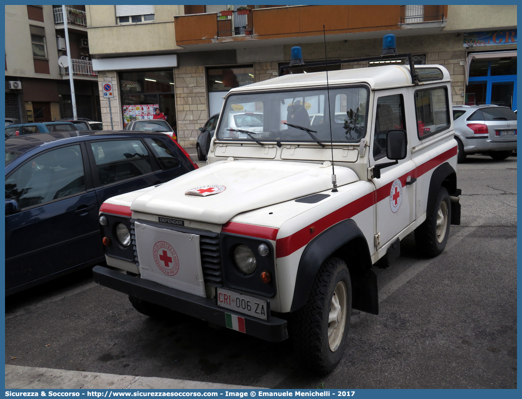 CRI 006ZA
Croce Rossa Italiana
Servizio Emergenze
Land Rover Defender 90
Parole chiave: CRI;C.R.I.;Croce;Rossa;Italiana;Land;Rover;Defender;90;Servizio;Emergenze