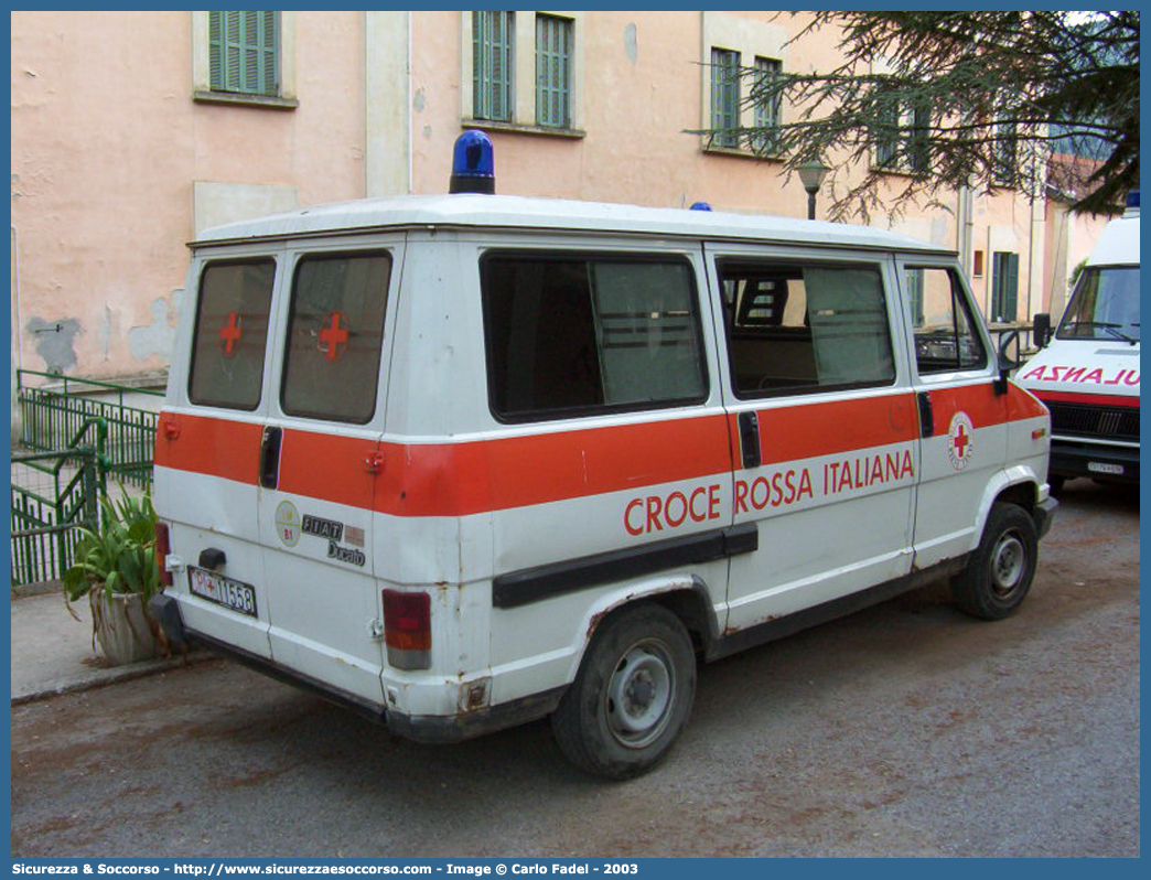 CRI 11558
Croce Rossa Italiana
Pieve di Teco (IM)
Fiat Ducato I serie
Parole chiave: CRI;C.R.I.;Croce;Rossa;Italiana;Ambulanza;Fiat;Ducato;Pieve;di;Teco