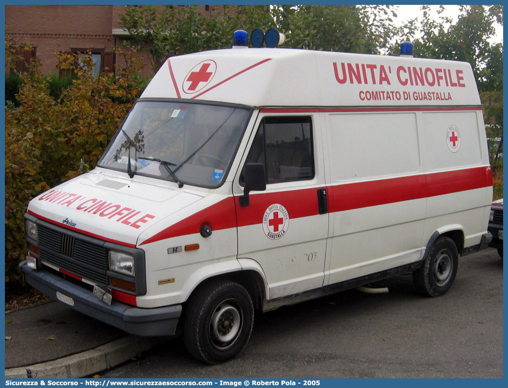 CRI 12316
Croce Rossa Italiana
Guastalla (RE)
Fiat Ducato I serie
Unità Cinofile
Parole chiave: CRI;C.R.I.;Croce;Rossa;Italiana;Fiat;Ducato;Guastalla;Unità;Cinofile