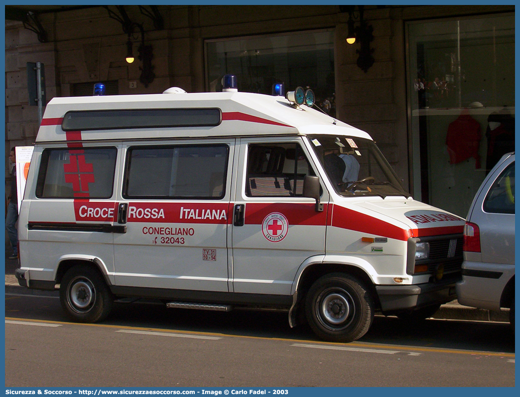 CRI 12356
Croce Rossa Italiana
Conegliano (TV)
Fiat Ducato I serie
Parole chiave: CRI;C.R.I.;Croce;Rossa;Italiana;Ambulanza;Fiat;Ducato;Conegliano