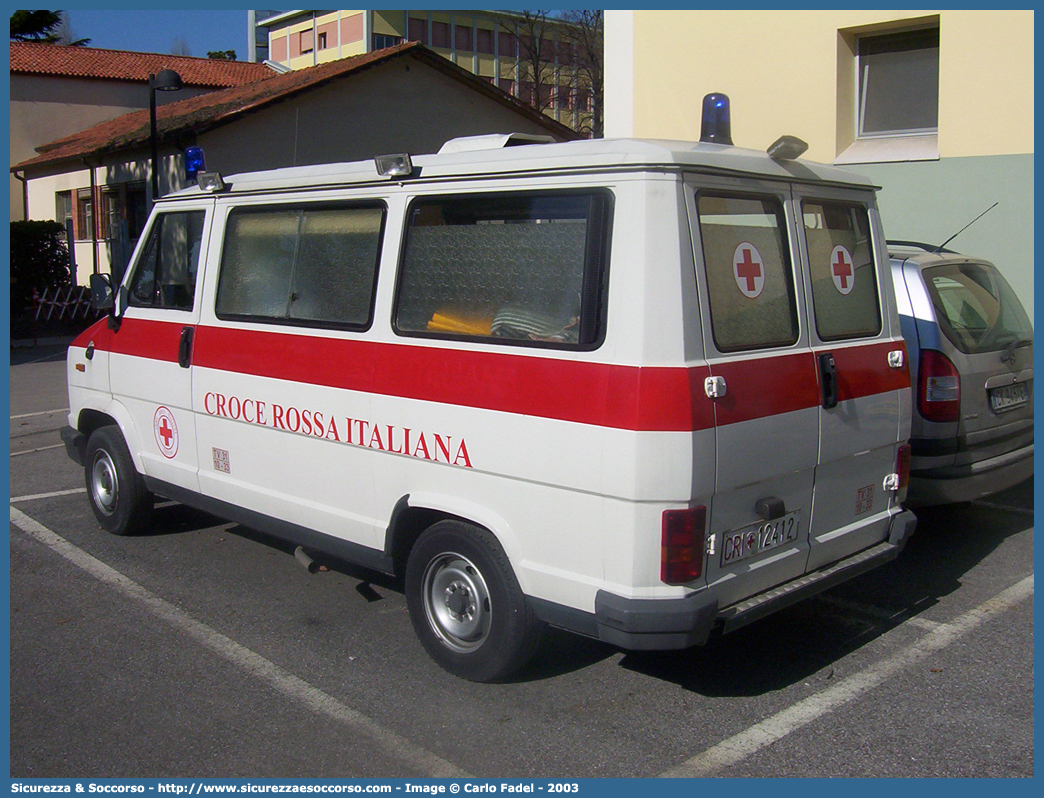 CRI 12412
Croce Rossa Italiana
Treviso
Fiat Ducato I serie
Parole chiave: CRI;C.R.I.;Croce;Rossa;Italiana;Ambulanza;Fiat;Ducato;Treviso