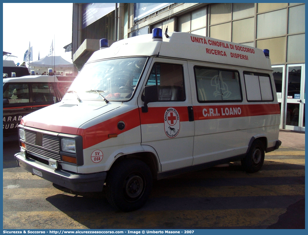 CRI 12775
Croce Rossa Italiana
Loano (SV)
Fiat Ducato I serie
Unità Cinofila di Soccorso
Ricerca Dispersi
Parole chiave: CRI;C.R.I.;Croce Rossa Italiana;Cinofili;Unità;Cinofila;Cinofile;Soccorsi;Speciali;Fiat;Ducato