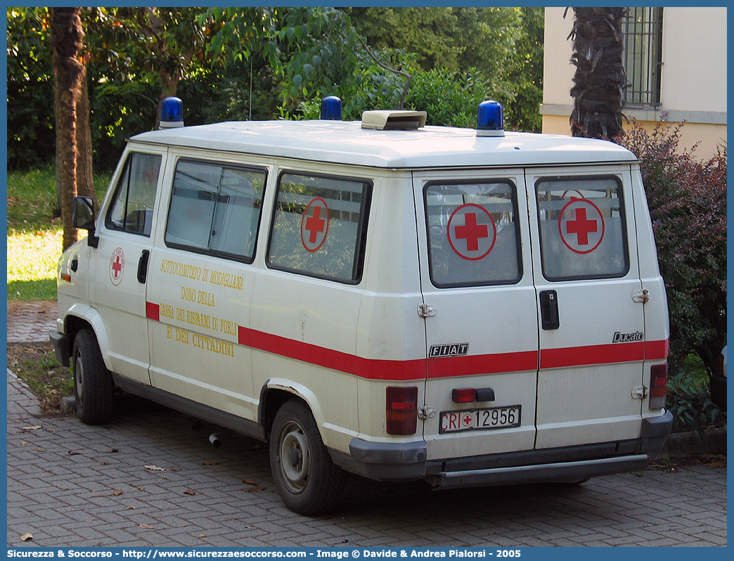 CRI 12956
Croce Rossa Italiana
Modigliana (FO)
Fiat Ducato I serie
Parole chiave: CRI;C.R.I.;Croce;Rossa;Italiana;Ambulanza;Fiat;Ducato;Modigliana