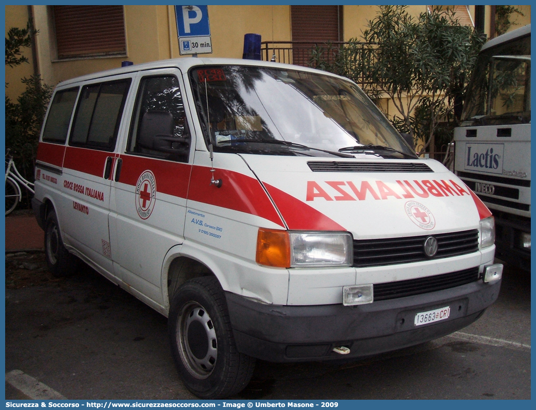 CRI 13663
Croce Rossa Italiana
Levanto (SP)
Volkswagen Transporter T4
Allestitore AVS S.a.s.
Parole chiave: CRI;C.R.I.;Croce;Rossa;Italiana;Volkswagen;Transporter;T4