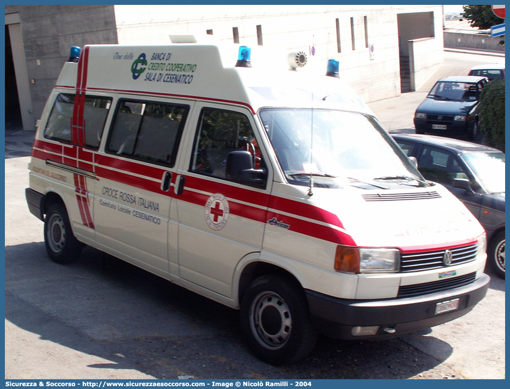 CRI 13862
Croce Rossa Italiana
Cesenatico (FC)
Volkswagen Transporter T4
Allestitore Aricar S.p.A.
Parole chiave: CRI;C.R.I.;Croce;Rossa;Italiana;Volkswagen;Transporter;T4;Cesenatico;Aricar