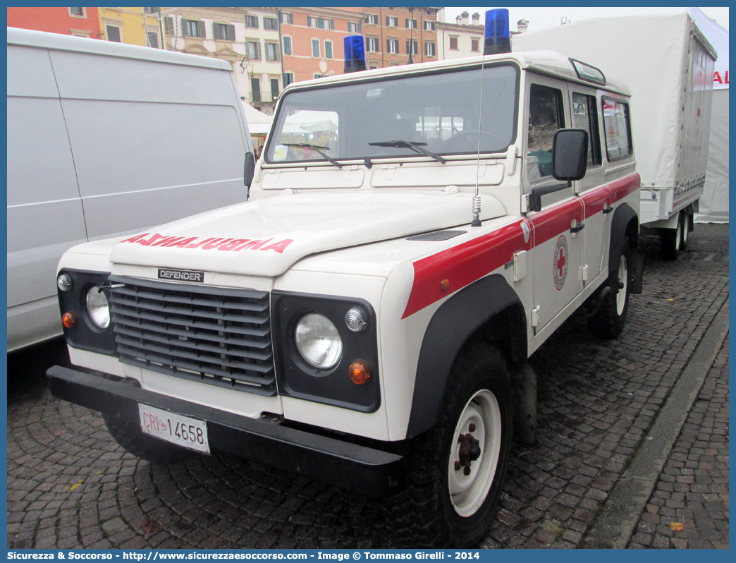 CRI 14658
Croce Rossa Italiana
Servizio Emergenze
Land Rover Defender 110
Allestitore Bollanti S.r.l.
Parole chiave: CRI;C.R.I.;Croce Rossa Italiana;Land;Rover;Defender;110;Servizio;Emergenze;Bollanti