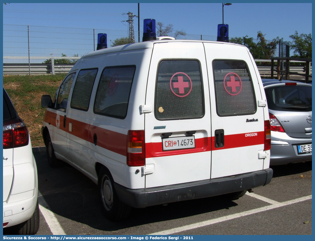 CRI 14673
Croce Rossa Italiana
Toirano (SV)
Fiat Scudo I serie
Allestitore Oregon Group S.r.l.
Parole chiave: Croce;Rossa;Italiana;CRI;C.R.I.;Ambulanza;Fiat;Scudo;Toirano;Oregon