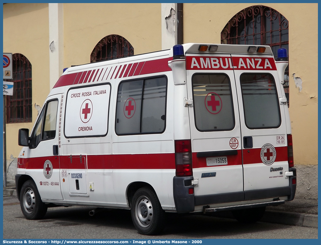 CRI 15053
Croce Rossa Italiana
Cremona
Fiat Ducato II serie
Parole chiave: CRI;C.R.I.;Croce;Rossa;Italiana;Fiat;Ducato;Cremona