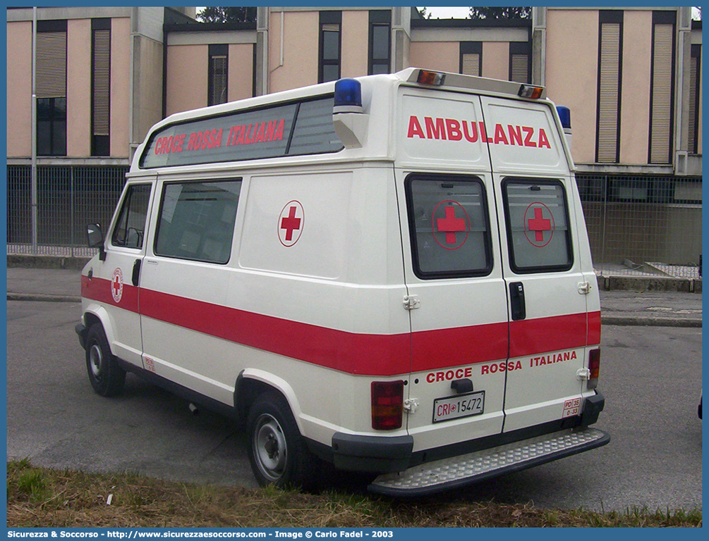 CRI 15472
Croce Rossa Italiana
Padova
Fiat Ducato I serie
Parole chiave: CRI;C.R.I.;Croce;Rossa;Italiana;Ambulanza;Fiat;Ducato;Padova