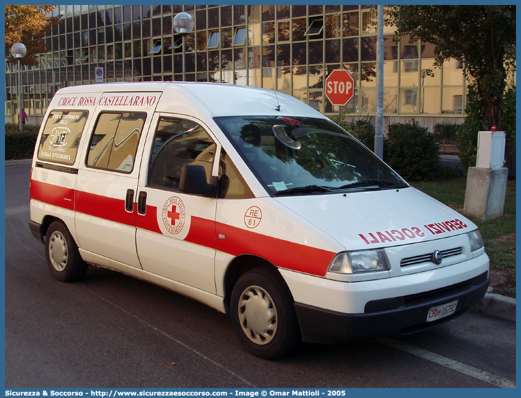 CRI 15792
Croce Rossa Italiana
Castellarano (RE)
Fiat Scudo I serie
Servizi Sociali
Parole chiave: CRI;C.R.I.;Croce;Rossa;Italiana;Castellarano;Fiat;Scudo;Servizi;Sociali