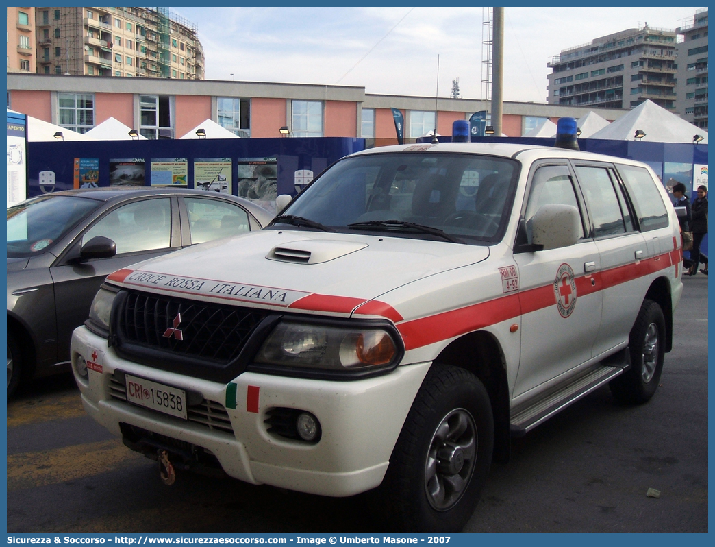 CRI 15838
Croce Rossa Italiana
Servizio Emergenze
Mitsubishi Pajero Sport
Parole chiave: CRI;C.R.I.;Croce;Rossa;Italiana;Mitsubishi;Pajero;Sport;Servizio;Emergenze