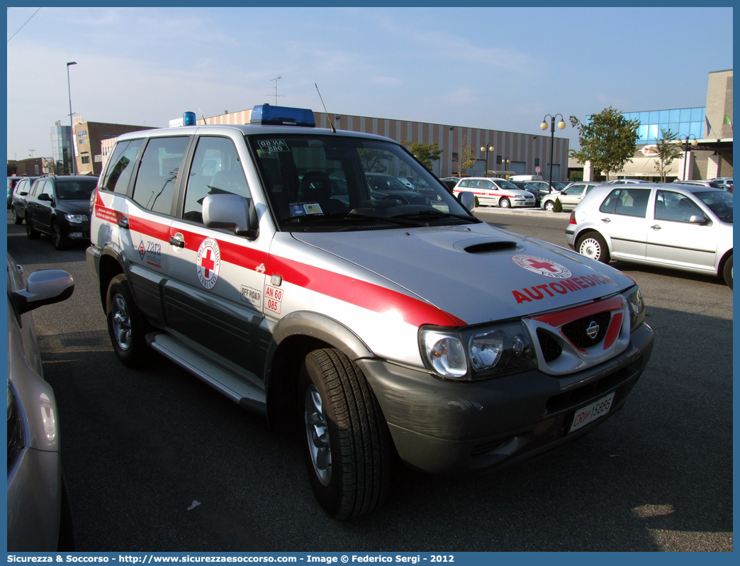 CRI 15886
Croce Rossa Italiana
Fabriano (AN)
Nissan Terrano II serie
Parole chiave: CRI;C.R.I.;Croce;Rossa;Italiana;Nissan;Terrano;Fabriano