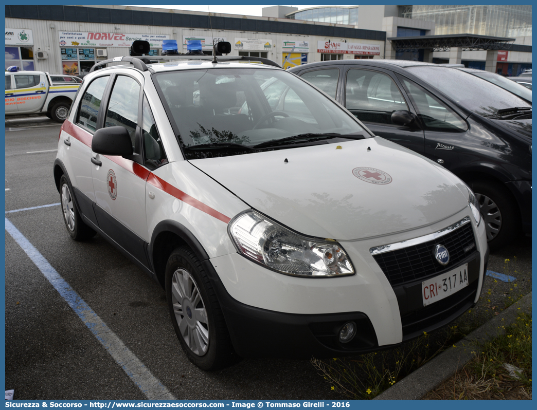 CRI 317AA
Croce Rossa Italiana
Senigallia (AN)
Fiat Sedici I serie
Parole chiave: CRI;C.R.I.;Croce Rossa Italiana;Automedica;Auto medica;Automedicalizzata;Auto medicalizzata;Fiat;Sedici;Senigallia