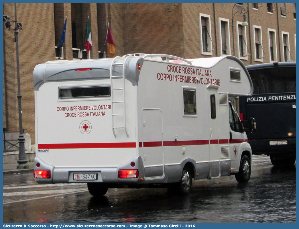 CRI 347AC
Croce Rossa Italiana
Infermiere Volontarie
Fiat Ducato III serie
Allestitore Odone S.r.l.
Parole chiave: Croce;Rossa;Italiana;CRI;C.R.I.;Fiat;Ducato;X250;Infermiere;Volontarie;Odone