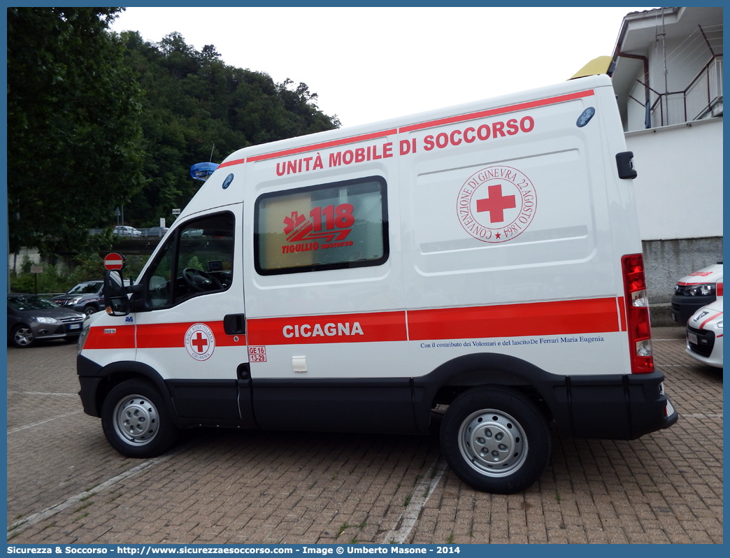 CRI 449AD
Croce Rossa Italiana
Cicagna (GE)
Iveco Daily 35S15 IV serie
Allestitore AVS S.a.s.
Parole chiave: CRI;C.R.I.;Croce;Rossa;Italiana;Iveco;Daily;35S15;Cicagna;AVS