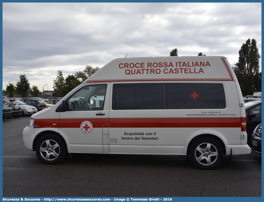 CRI 498AA
Croce Rossa Italiana
Quattro Castella (RE)
Volkswagen Transporter T5
Parole chiave: CRI;C.R.I.;Croce;Rossa;Italiana;Quattro;Castella;Volkswagen;Transporter;T5