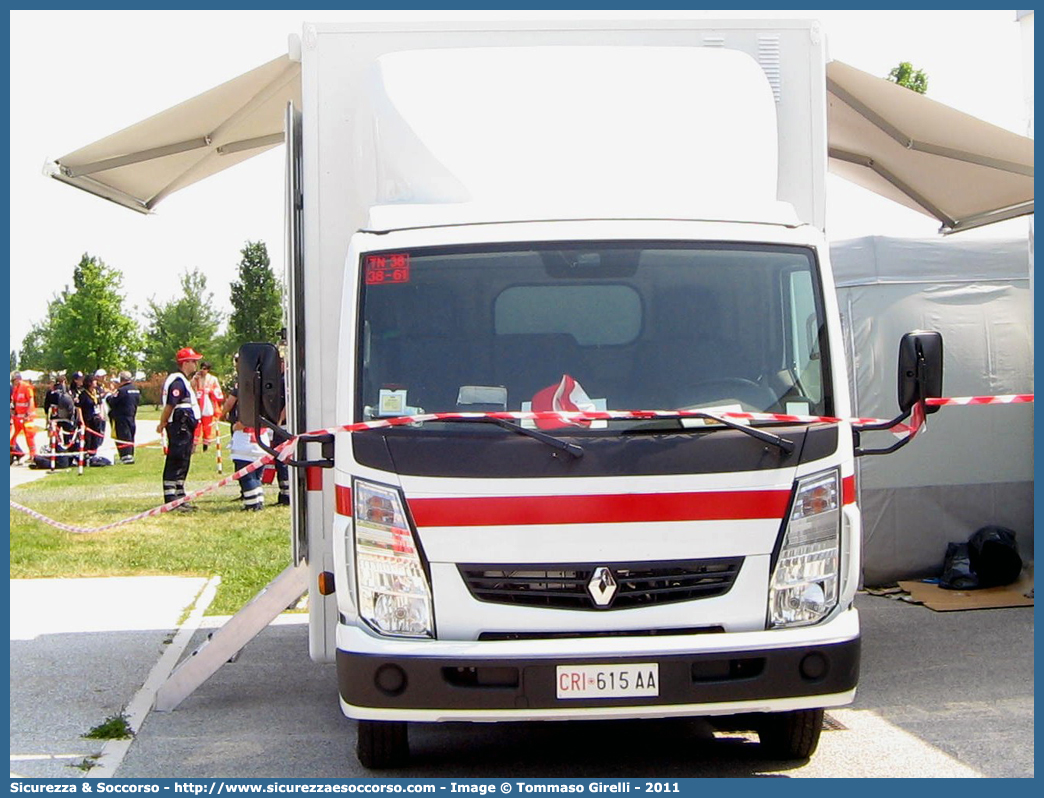 CRI 615AA
Croce Rossa Italiana
Trentino
Renault Maxity
Posto Medico Avanzato
Parole chiave: CRI;C.R.I.;Croce;Rossa;Italiana;Trentino;Renault;Maxity;Posto;Medico;Avanzato;PMA;P.M.A.