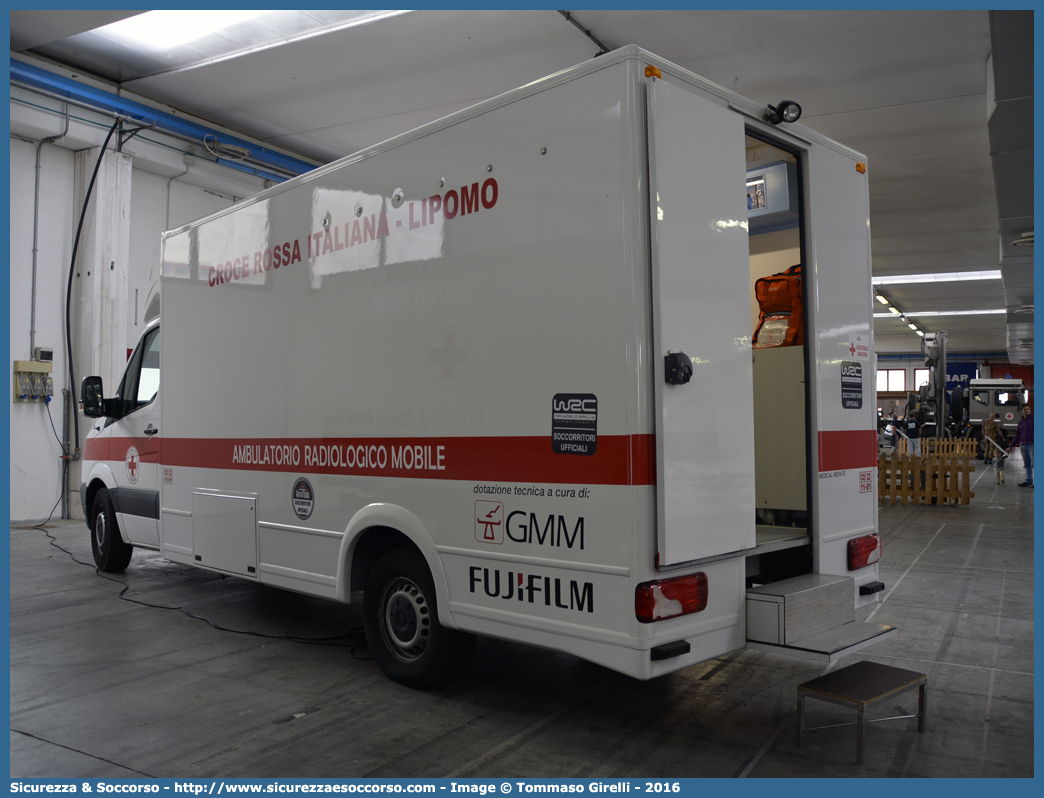 CRI 654AC
Croce Rossa Italiana
Lipomo (CO)
Volkswagen Crafter
Ambulatorio Radiologico Mobile
Parole chiave: CRI;C.R.I.;Croce;Rossa;Italiana;Volkswagen;Crafter;Lipomo;Ambulatorio;Radiologico;Mobile