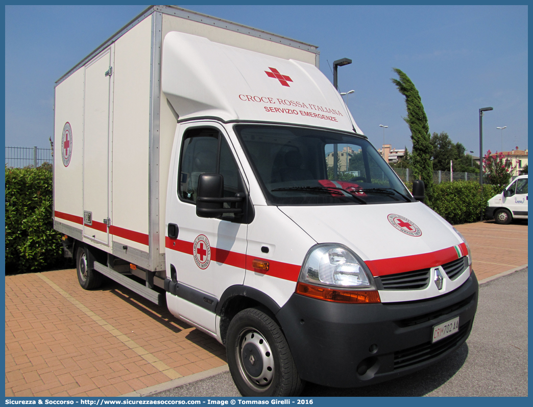 CRI 702AA
Croce Rossa Italiana
Servizio Emergenze
Renault Master III serie restyling
Parole chiave: CRI;C.R.I.;Croce;Rossa;Italiana;Renault;Master;Servizio;Emergenze