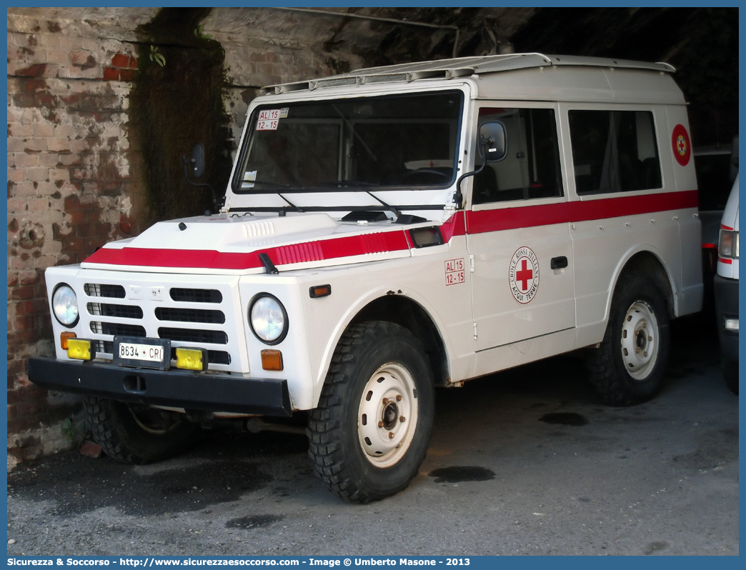 CRI 8634
Croce Rossa Italiana
Acqui Terme (AL)
Fiat Nuova Campagnola HTL
Parole chiave: CRI;C.R.I.;Croce;Rossa;Italiana;OPSA;O.P.S.A.;Operatori;Polivalenti;Salvataggio;Acqua;Nucleo;Sommozzatori;Subacquei;Acqui Terme;Fiat;Nuova;Campagnola;HTL