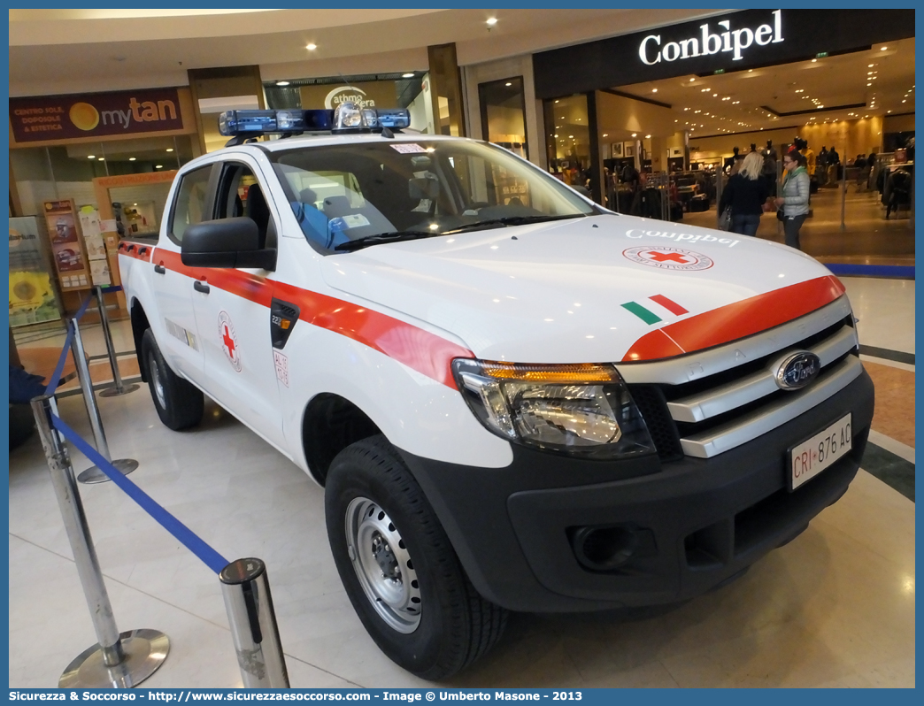 CRI 876AC
Croce Rossa Italiana
Settore Emergenze
Ford Ranger III serie restyling
Parole chiave: CRI;C.R.I.;Croce;Rossa;Italiana;Piacenza;Ford;Ranger