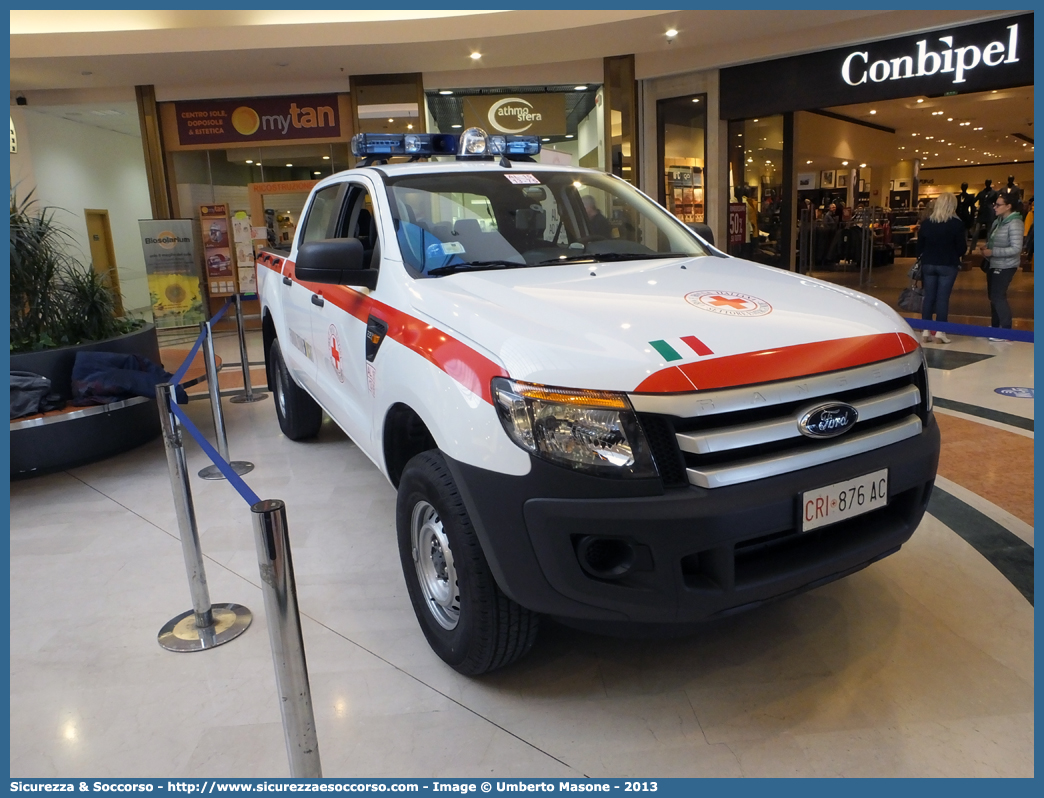 CRI 876AC
Croce Rossa Italiana
Settore Emergenze
Ford Ranger III serie restyling
Parole chiave: CRI;C.R.I.;Croce;Rossa;Italiana;Piacenza;Ford;Ranger