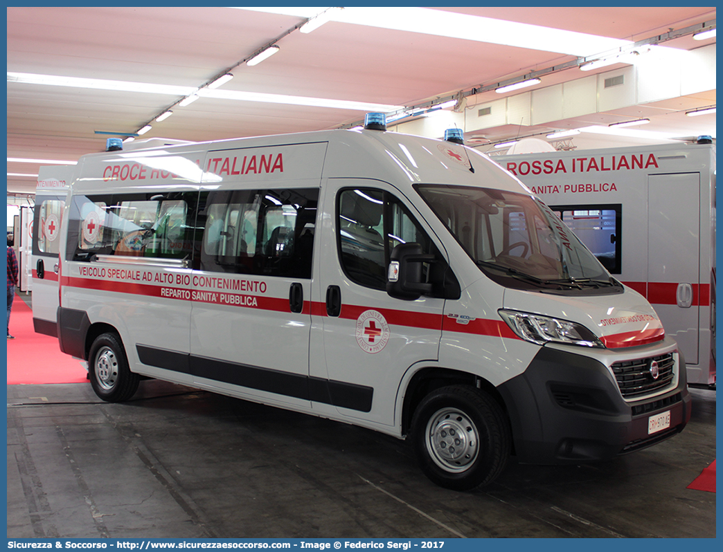 CRI 970AE
Croce Rossa Italiana
Reparto Sanità Pubblica
Fiat Ducato III serie restyling
Veicolo Speciale 
Alto Biocontenimento
Parole chiave: CRI;C.R.I.;Croce;Rossa;Italiana;Fiat;Ducato;X290;Reparto;Sanità;Pubblica;Veicolo;Speciale;Alto;Biocontenimento