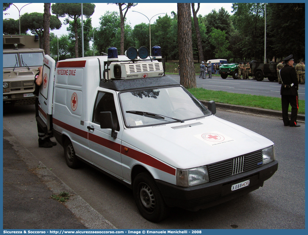 CRI A088
Croce Rossa Italiana
Fiat Fiorino I serie
Parole chiave: CRI;C.R.I.;Croce;Rossa;Italiana;Fiat;Fiorino