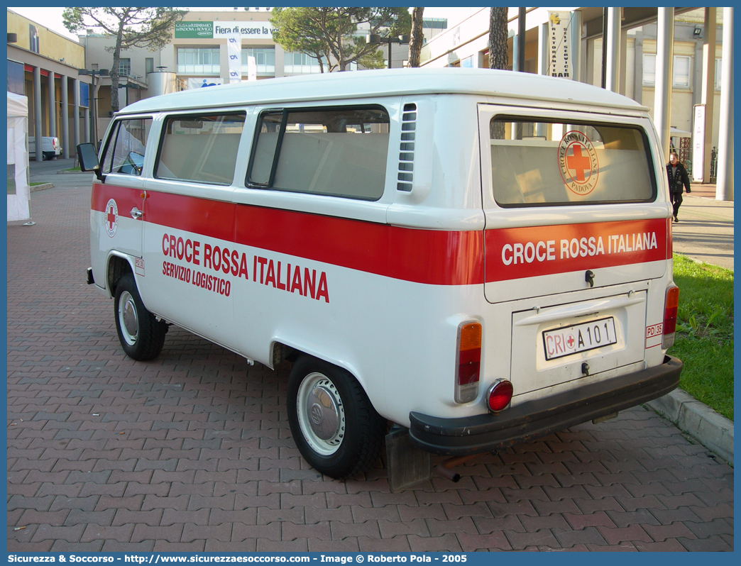 CRI A101
Croce Rossa Italiana
Volkswagen Transporter T2
Padova
Servizio Logistico
Parole chiave: CRI;C.R.I.;Croce;Rossa;Italiana;Volkswagen;Transporter;T2;Servizio;Logistico