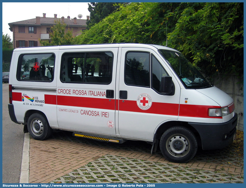 CRI A1271
Croce Rossa Italiana
Canossa (RE)
Fiat Ducato II serie
Allestitore Aricar S.p.A.
Parole chiave: CRI;C.R.I.;Croce;Rossa;Italiana;Fiat;Ducato;Canossa;Aricar