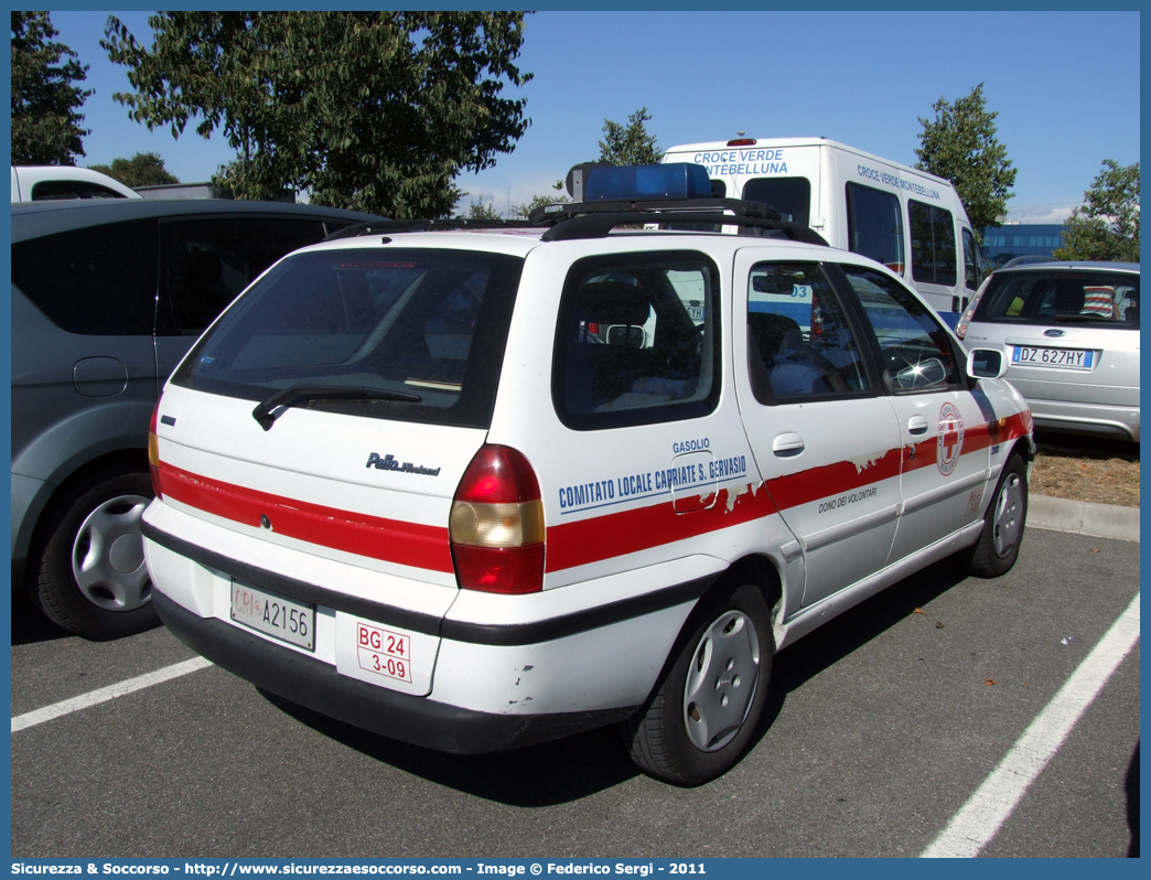 CRI A2156
Croce Rossa Italiana
Capriate San Gervasio (BG)
Fiat Palio Weekend I serie
Parole chiave: CRI;C.R.I.;Croce;Rossa;Italiana;Fiat;Palio;Weekend;Capriate;San;Gervasio