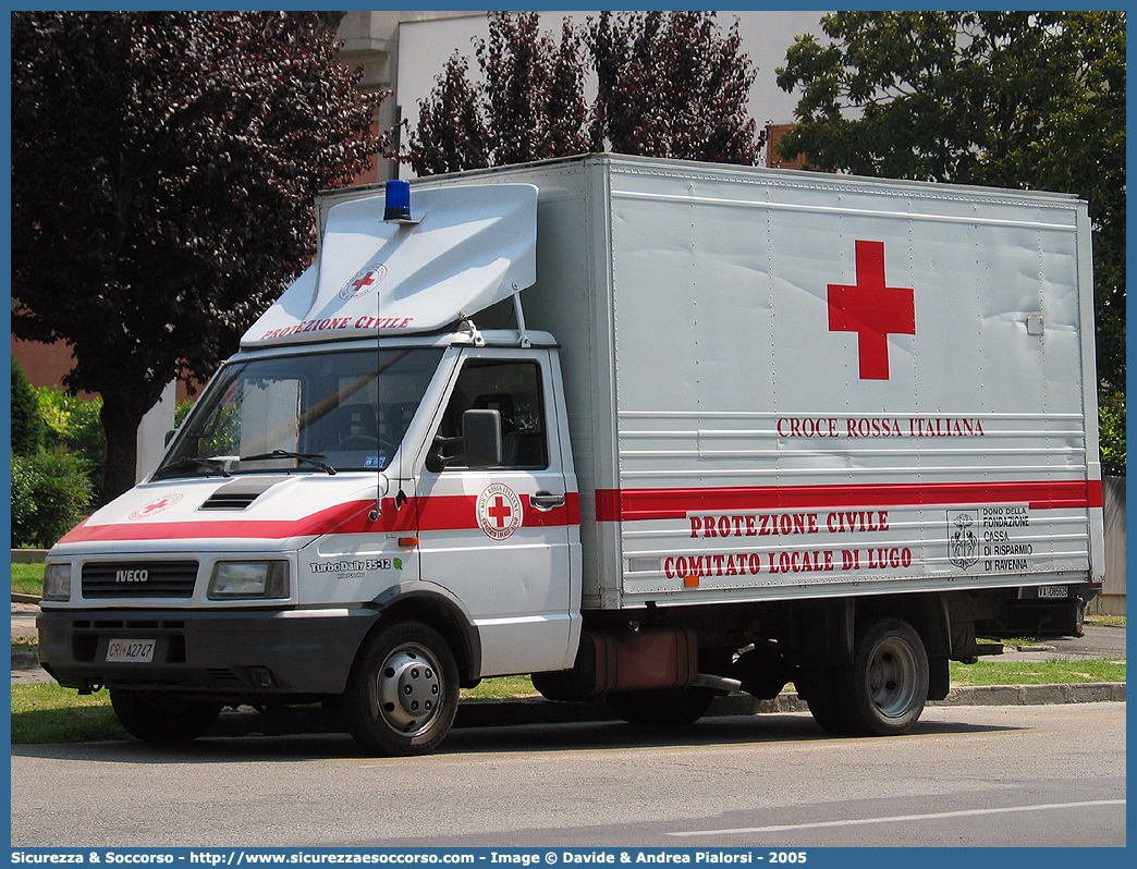 CRI A2747
Croce Rossa Italiana
Lugo (RA)
Iveco Daily 35-12 II serie
Parole chiave: CRI;C.R.I.;Croce;Rossa;Italiana;Lugo;Iveco;Daily;35-12;35.12;35;12