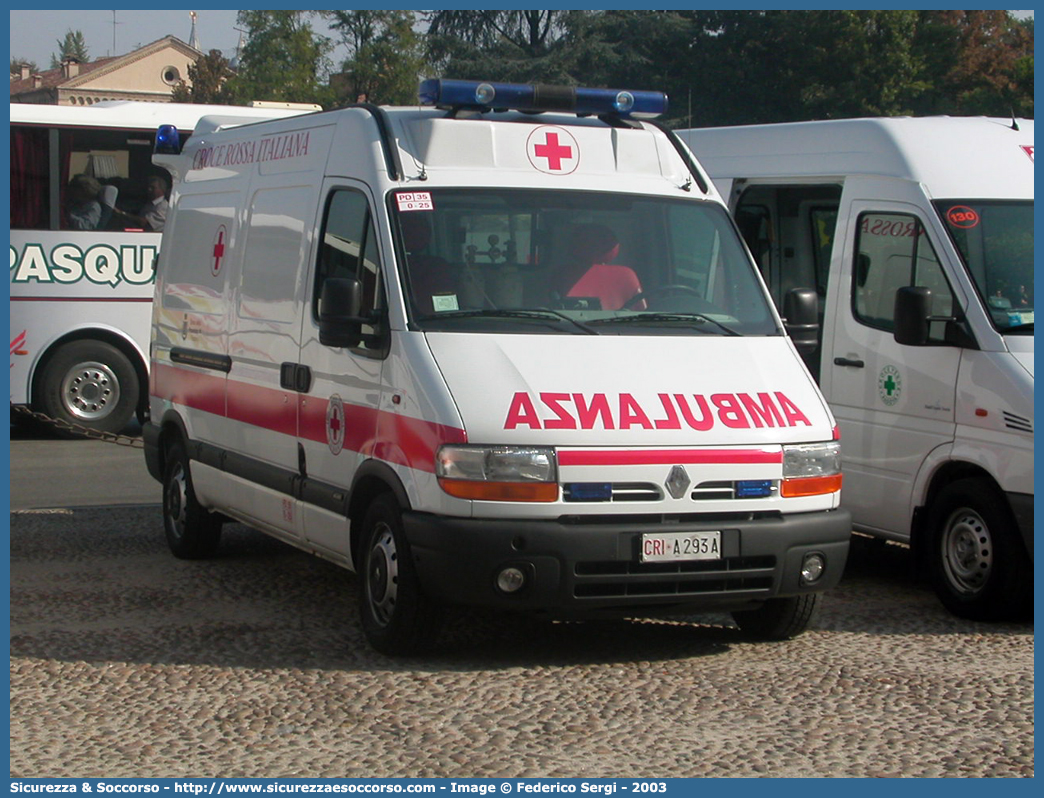 CRI A293A
Croce Rossa Italiana
Padova
Renault Master II serie
Parole chiave: CRI;C.R.I.;Croce;Rossa;Italiana;Padova;Renault;Master