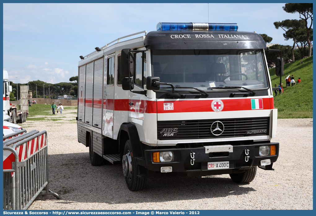 CRI A400C
Croce Rossa Italiana
Milano
Mercedes Benz LK 1124F
Metropolitan Disaster Unit
Parole chiave: CRI;C.R.I.;Croce;Rossa;Italiana;Metropolitan;Disaster;Unit;SMTS;Soccorso;Mezzi;Tecniche;Speciali;Mercedes;Benz;LK;1124F