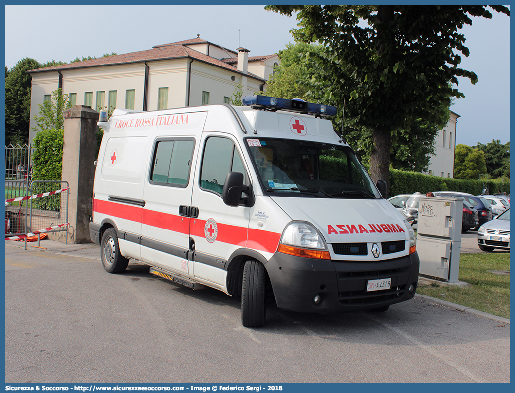 CRI A431B
Croce Rossa Italiana
Maserà di Padova (PD)
Renault Master III serie
Allestitore P.M.C. S.n.c.
Parole chiave: Croce;Rossa;Italiana;CRI;C.R.I.;Ambulanza;Renault;Master;PMC;P.M.C.;Maserà