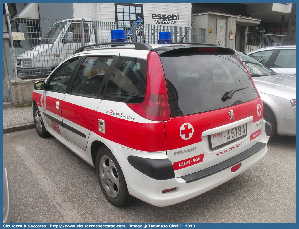 CRI A518A
Croce Rossa Italiana
Bolzano - Bozen
Peugeot 206 Stationwagon
Parole chiave: CRI;C.R.I.;Croce;Rossa;Italiana;Bolzano;Bozen;Peugeot;206;Stationwagon