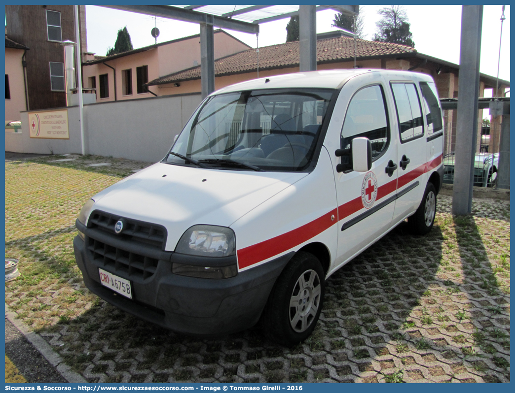 CRI A675B
Croce Rossa Italiana
Bardolino Baldo Garda (VR)
Fiat Doblò I serie
Parole chiave: CRI;C.R.I.;Croce;Rossa;Italiana;Fiat;Doblò;Bardolino;Baldo;Garda