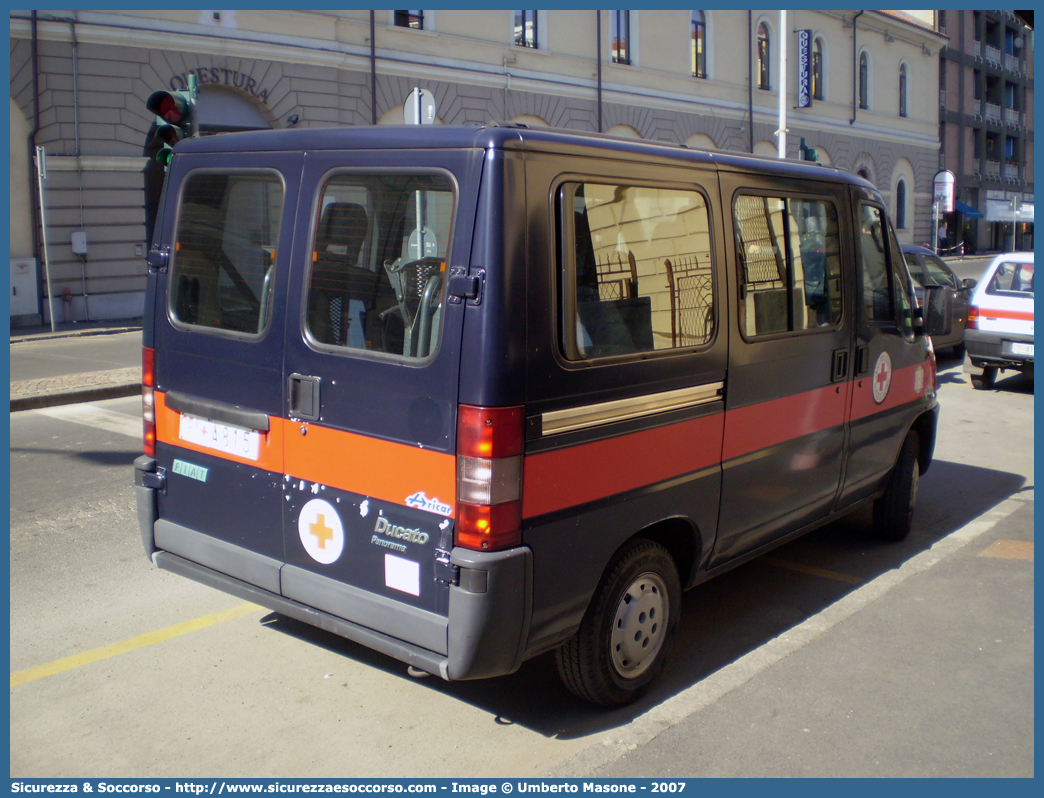 CRI A815
Croce Rossa Italiana
Alessandria
Fiat Ducato II serie
Allestitore Aricar S.p.A.
Parole chiave: CRI;C.R.I.;Croce;Rossa;Italiana;Fiat;Ducato;Alessandria;Aricar