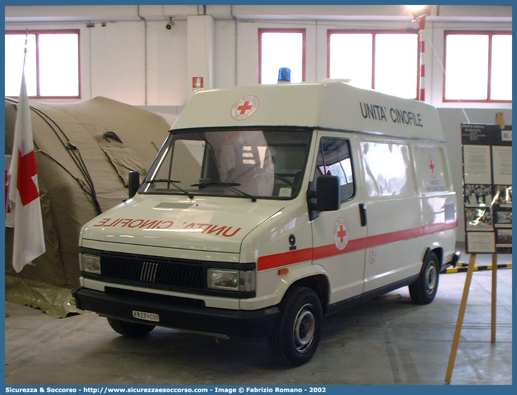 CRI A827
Croce Rossa Italiana
Brescia
Fiat Ducato I serie restyling
Unità Cinofile
Parole chiave: CRI;C.R.I.;Croce Rossa Italiana;Cinofili;Unità;Cinofila;Cinofile;Soccorsi;Speciali;Fiat;Ducato