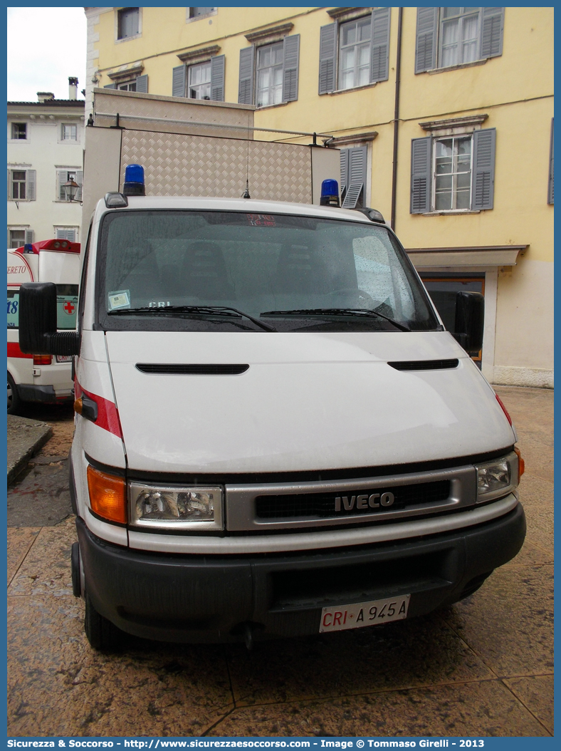 CRI A945A
Croce Rossa Italiana
Trentino
Iveco Daily 35C15 III serie
Parole chiave: CRI;C.R.I.;Croce;Rossa;Italiana;Trentino;Iveco;Daily;35C15