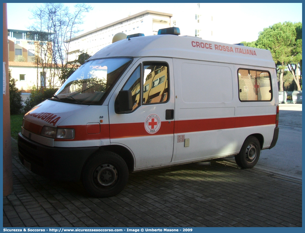 -
Croce Rossa Italiana
Pisa
Fiat Ducato II serie
Parole chiave: CRI;C.R.I.;Croce;Rossa;Italiana;Fiat;Ducato;Pisa