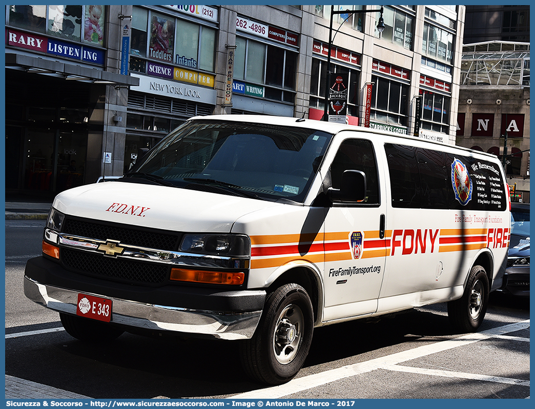 E343
United States of America
New York Fire Department
Fire Family Transport Foundation
Chevrolet Express I generation facelift
Parole chiave: United;States;of;America;USA;U.S.A.;NYFD;N.Y.F.D.;New;York;Fire;Department;FFT;F.F.T.;Fire;Family;Transport;Foundation;Chevrolet;Express