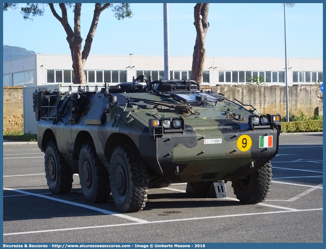 EI 119881
Esercito Italiano
Mezzi da Combattimento
Iveco Oto-Melara VBL Puma 6x6
Parole chiave: EI;E.I.;Esercito;Italiano;Mezzi;da;Combattimento;Iveco;Oto-Melara;VBL;Puma;6x6