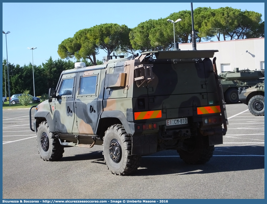 EI CM810
Esercito Italiano
Iveco VTLM "Lince"
Parole chiave: EI;E.I.;Esercito;Italiano;Iveco;VTLM;Lince