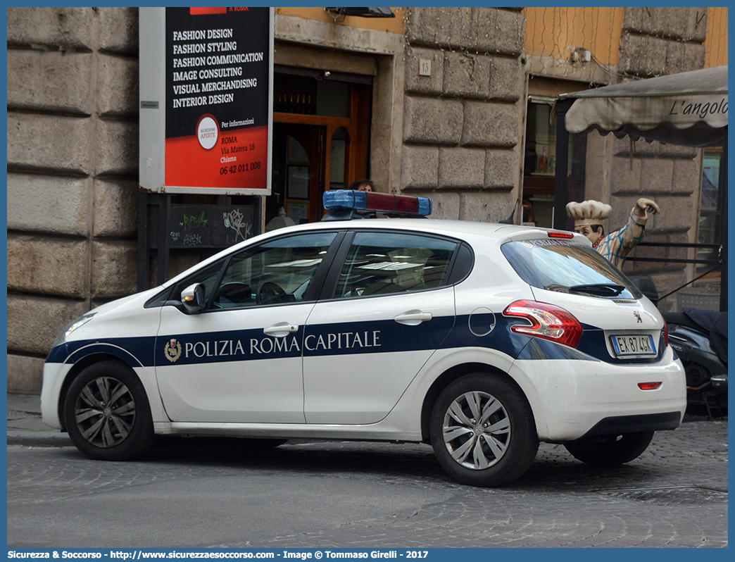 -
Polizia di Roma Capitale
Peugeot 208 I serie
Parole chiave: P.L.;P.M.;PL;PM;Polizia;Locale;Municipale;Roma;Capitale;Peugeot;208