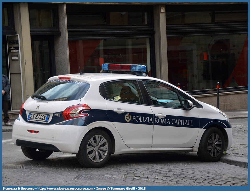 -
Polizia di Roma Capitale
Peugeot 208 I serie
Parole chiave: P.L.;P.M.;PL;PM;Polizia;Locale;Municipale;Roma;Capitale;Peugeot;208