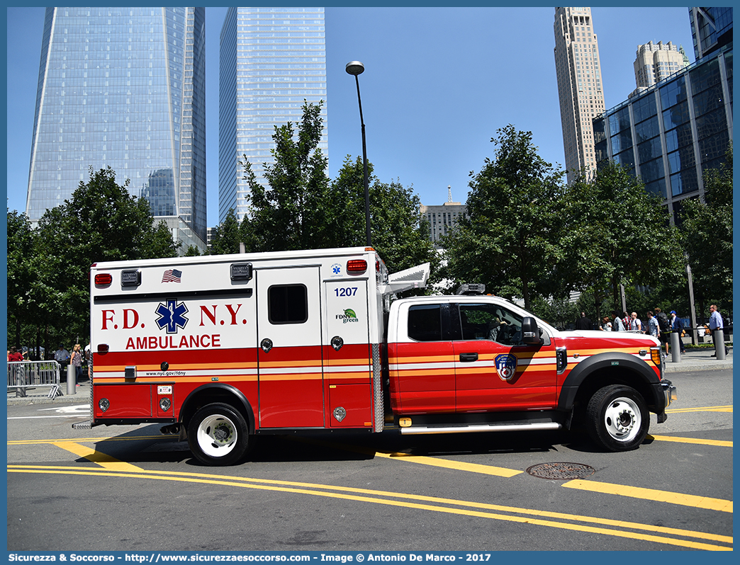 1207 - FA17009
United States of America
New York Fire Department
Ford F550
Conversion by Wheeled Coach
Parole chiave: United;States;of;America;USA;U.S.A.;NYFD;N.Y.F.D.;New;York;Fire;Department;EMS;E.M.S.;Emergency;Medical;Service;Ford;F550;Ambulance;Wheeled;Coach