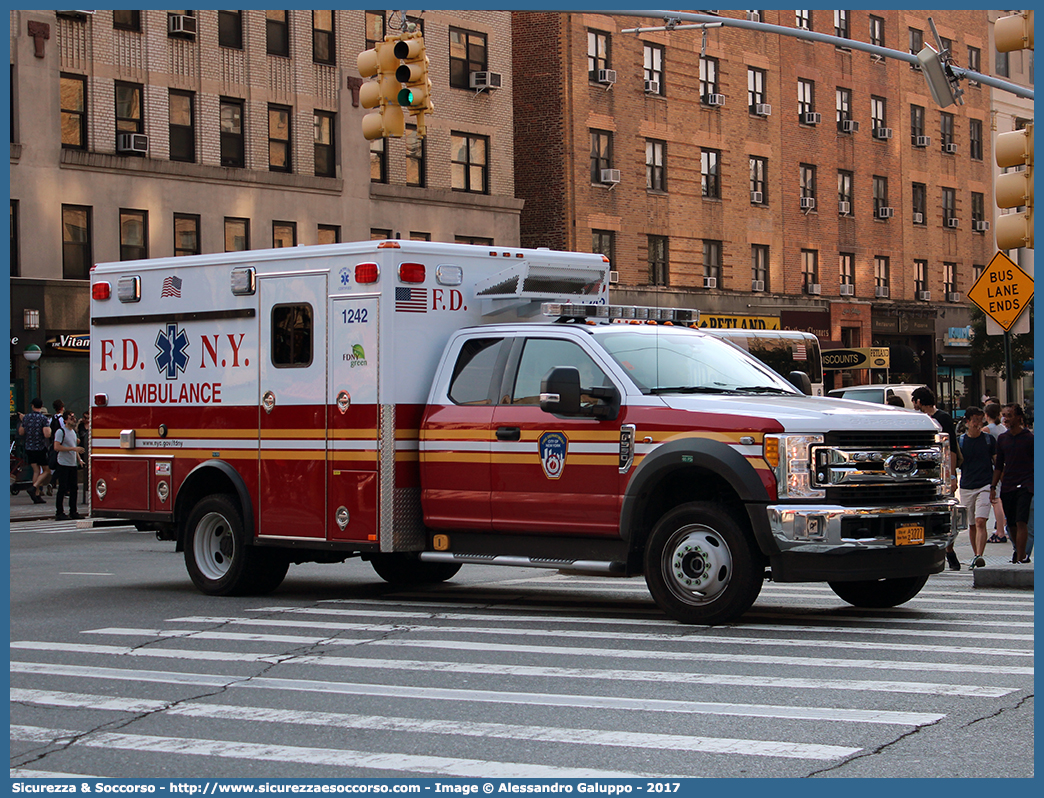 1242 - FA17044
United States of America
New York Fire Department
Ford F550
Conversion by Wheeled Coach
Parole chiave: United;States;of;America;USA;U.S.A.;NYFD;N.Y.F.D.;New;York;Fire;Department;EMS;E.M.S.;Emergency;Medical;Service;Ford;F550;Ambulance;Wheeled;Coach