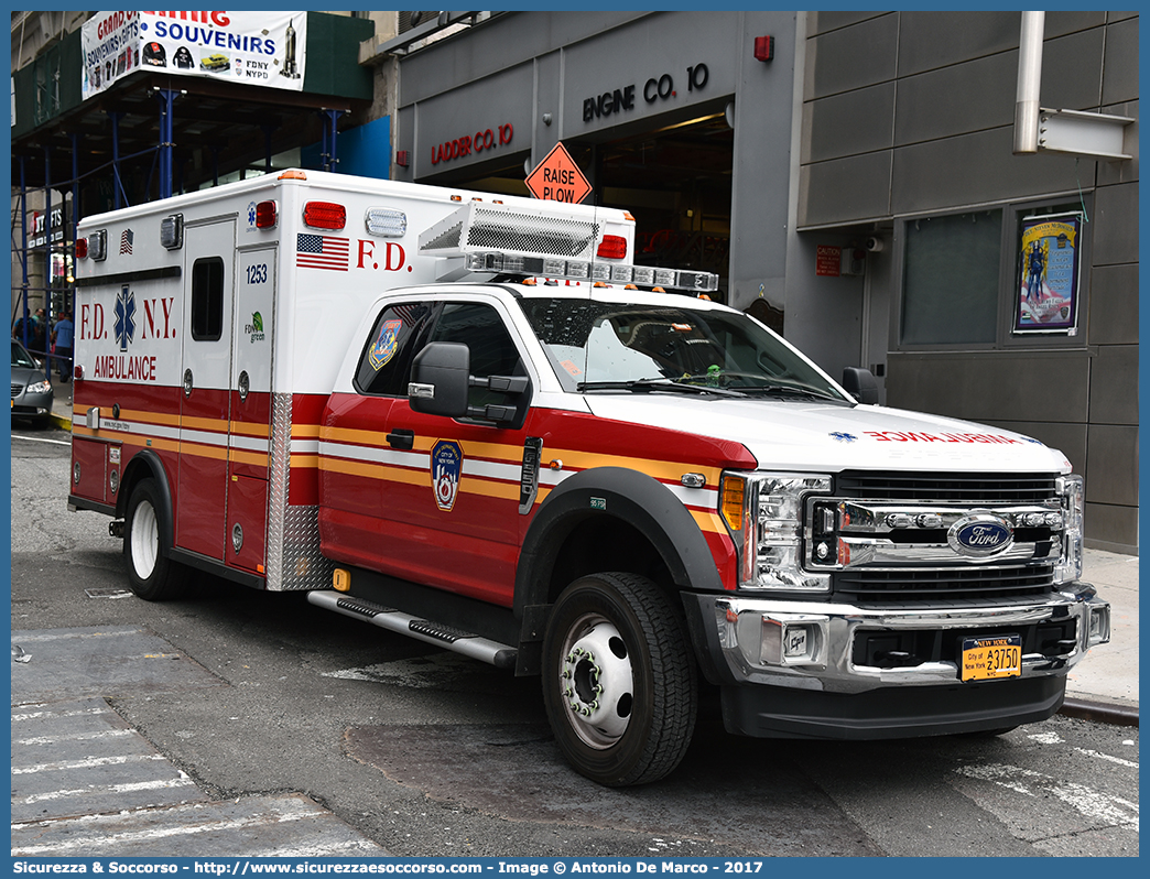 1253 - FA17055
United States of America
New York Fire Department
Ford F550
Conversion by Wheeled Coach
Parole chiave: United;States;of;America;USA;U.S.A.;NYFD;N.Y.F.D.;New;York;Fire;Department;EMS;E.M.S.;Emergency;Medical;Service;Ford;F550;Ambulance;Wheeled;Coach