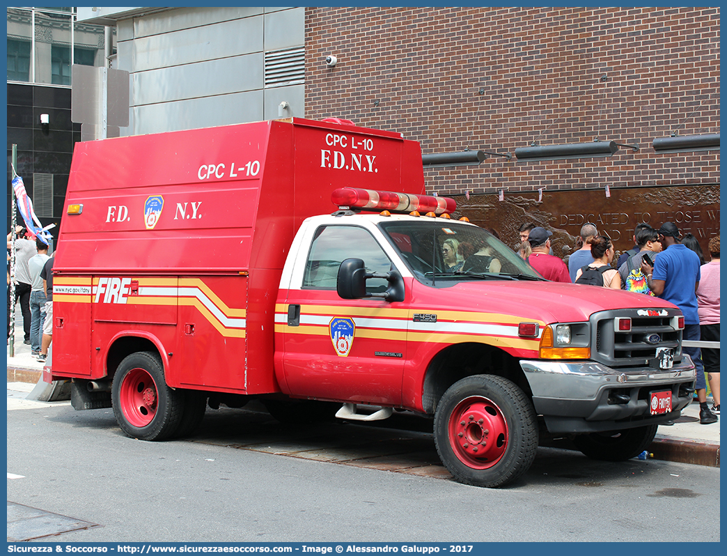 CPC L-10 - FM01167
United States of America
New York Fire Department
Ford F450
Chemical Protective Clothing Ladder 10
Conversion by Knapheide Manufacturing Company
Parole chiave: United;States;of;America;USA;U.S.A.;NYFD;N.Y.F.D.;New;York;Fire;Department;Ford;F450;Chemical;Protective;Clothing;Ladder;35;CPC;L-35;L35;Knapheide